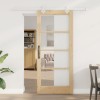 Ușă glisantă cu set de hardware 86x198.5 cm Lemn masiv de pin