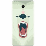 Husa silicon pentru Xiaomi Remdi Note 4X, Fierce Polar Bear Winter