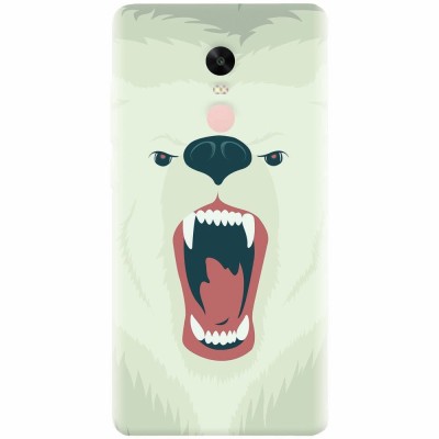 Husa silicon pentru Xiaomi Remdi Note 4X, Fierce Polar Bear Winter foto