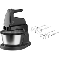 Mixer cu bol ELECTROLUX ESM4B, 3.5l, 500W, 5 trepte viteza, negru-argintiu