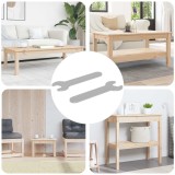 vidaXL Cheie de piulițe 2 pcs Argintiu 10 mm Fier 864871