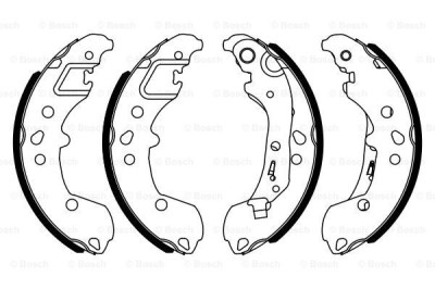 BOSCH 0 986 487 958 Set saboti frana foto