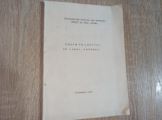 TEXTE DE LECTURA IN LIMBA CHINEZA, 1975 *** CURS DE LIMBA CHINEZA