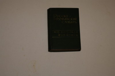 Mic dictionar rus-roman - A. Sadetki - Moscova - 1960 foto
