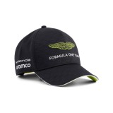 Aston Martin șapcă de baseball black official Teamline Replica F1 Team 2026 - Universală