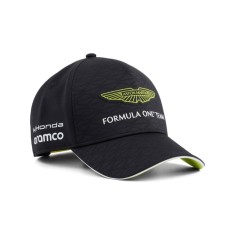 Aston Martin șapcă de baseball black official Teamline Replica F1 Team 2026 - Universală