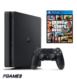 Consola Sony Playstation 4 Slim Ps4 500gb + Controller + Gta 5 PlayStation 4, Second-Hand