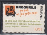 ROMANIA 2006 LP1728 ZIUA INTERNATIONALA IMPOTRIVA DROGURILOR MNH