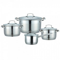 Set oale din inox cu capac 8 piese Bohmann BH1908 foto