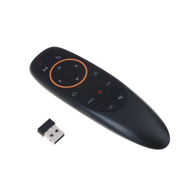 Telecomanda Bigshot Air Remote Mouse, 2.4 GHz, 6 Axe Gyro, Negru-Portocaliu foto