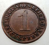 B.140 GERMANIA WEIMAR 1 REICHSPFENNIG 1931 A