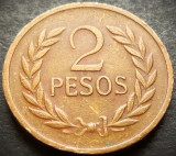 Moneda exotica 2 PESOS - COLUMBIA , anul 1977 * Cod 2733