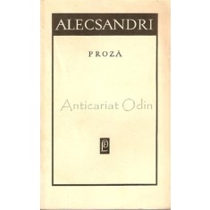 Proza - V. Alecsandri