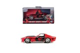 MASINA METALICA HARLEY QUINN 1969 CORVETTE STINGRAY SCARA 1 LA 32