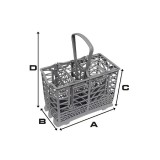 Coș tac&acirc;muri pentru mașină de spălat vase SMEG 691410477 691410027 Original