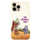 Husa compatibila cu Apple iPhone 12 Pro Max, Viceversa, model The cowardly wolf , Silicon, TPU, Transparent, Carcasa