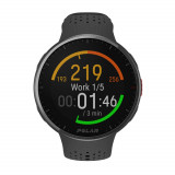 Ceas smartwatch GPS cu senzor cardio și barometru Pacer S/L Negru, Polar