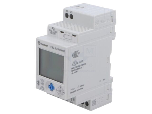 &Icirc;ntrerupător temporizat DPDT 110-230V AC/DC FINDER 12.B2.8.230.0000