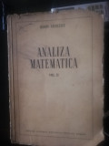 Miron nicolescu analiza matematica vol ii 1953
