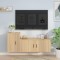 vidaXL Set dulap TV, 2 piese, stejar sonoma, lemn prelucrat