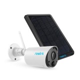 Cumpara ieftin Camera de supraveghere Reolink Argus Eco cu Panou solar, WIFI, baterie reincarcabila, slot Micro SD Card, rezolutie Full HD, senzor de miscare