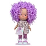 Papusa Nines D'Onil, Colectia Little Pippa, Pippa Purple Wool, cu miros de