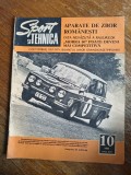 Revista Sport si Tehnica Nr. 10 /1971, coperta Dacia 1100 / C Cut