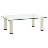 vidaXL Suport TV, transparent, 40 x 35 x 17 cm, sticlă securizată 322760