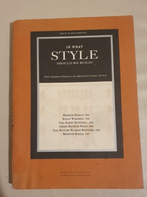 In What Style Should We Build? The German Debate on Architectural Style foto