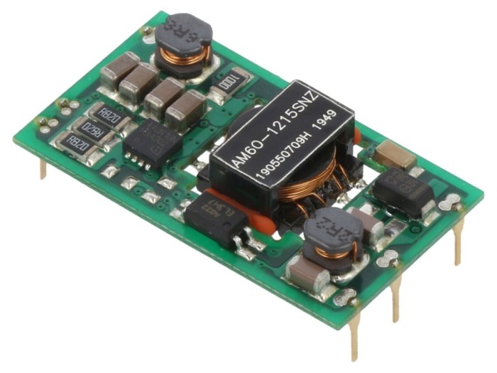 Convertor DC/DC 6W 9-18V la 15V