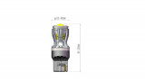 Bec o faza T20 7440 W21W 14SMD 2835 12V CANBUS nonpolar 280 lumen/ Lumina alba Cod: SPTA3-7440-W Automotive TrustedCars, Oem