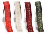 Cumpara ieftin Set 4 panglici Christmas textil 25 mm x 10 m
