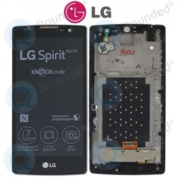 LG Spirit 4G LTE (H440N) Unitate de afișare completă negru/auriu ACQ88335601; ACQ88111405 foto