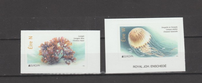 IRLANDA 2024 EUROPA CEPT -Fauna si Flora subacvatica serie 2 timbre autoadezive