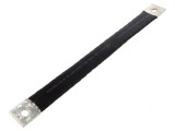 Bandă de &icirc;mpăm&acirc;ntare izolată 50mm2 &Oslash;1: 11mm &Oslash;2: 11mm
