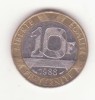 Franța 10 franci 1988 -G&eacute;nie de la Libert&eacute;, primul an de batere, Europa
