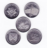 Moneda Ucraina 10 Hryvnia 2022-23 - UNC ( set x5 - Fortele armate ), Europa