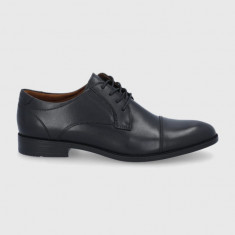 Aldo pantofi de piele Cortleyflex barbati, culoarea negru