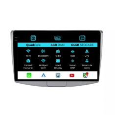 Navigatie Dedicata Volkswagen Passat B6 B7 CC (2005-2015),QuadCore, 10Inch, 4Gb Ram, 64Gb Stocare, Carplay