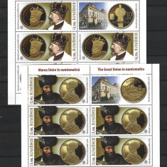 ROMANIA 2022 - MAREA UNIRE IN NUMISMATICA, MINICOLI, MNH - LP 2396