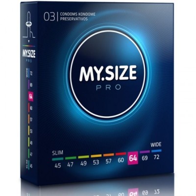 MY SIZE - PRO CONDOMS 64 MM 3 UNITS foto