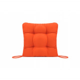 Perna decorativa pentru scaun de bucatarie sau terasa, dimensiuni 40x40cm, culoare Orange, Palmonix