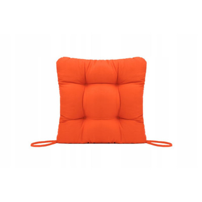 Perna decorativa pentru scaun de bucatarie sau terasa, dimensiuni 40x40cm, culoare Orange foto