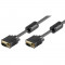 Cablu VGA Goobay, 15 pini HD tata/15p HD tata, lungime 40 m