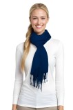 Esarfa Sal Dama Casmir Bleumarin 70x180cm Elegant Accesoriu Moda Femei