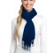Esarfa tip sal din casmir, bleumarin