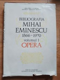 Bibliografia Mihai Eminescu 1866-1979 volumul 1 OPERA