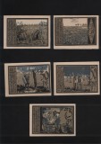 Notgeld Set 2x25 + 2x50 + 75pf Aschersleben, Europa