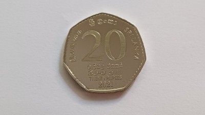 Sri Lanka- 20 rupees, 2021-Recensăm&amp;acirc;ntul populației și locuințelor-UNC foto