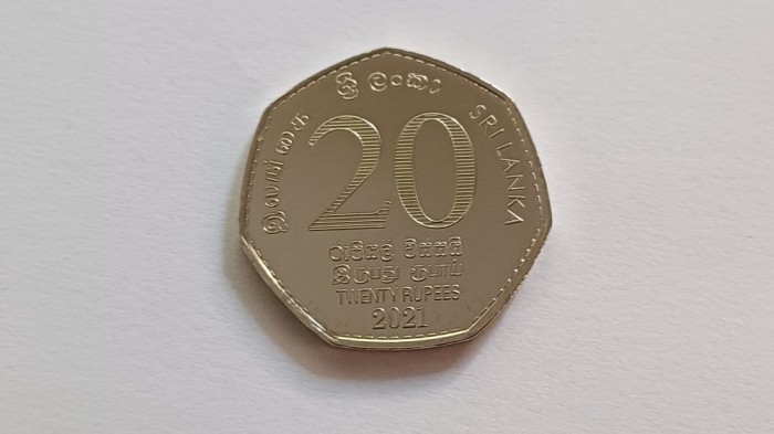 Sri Lanka- 20 rupees, 2021-Recensăm&acirc;ntul populației și locuințelor-UNC